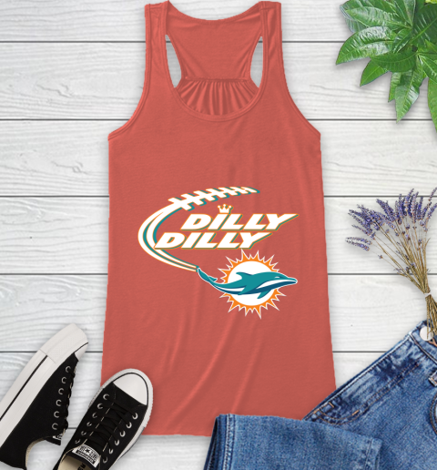 NFL Miami Dolphins Dilly Dilly Football Sports Racerback Tank 4
