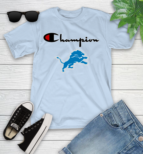 NFL Football Detroit Lions Champion Shirt Youth T-Shirt 5