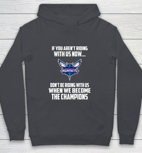 NBA Charlotte Hornets Basketball We Become The Champions Youth Hoodie 5