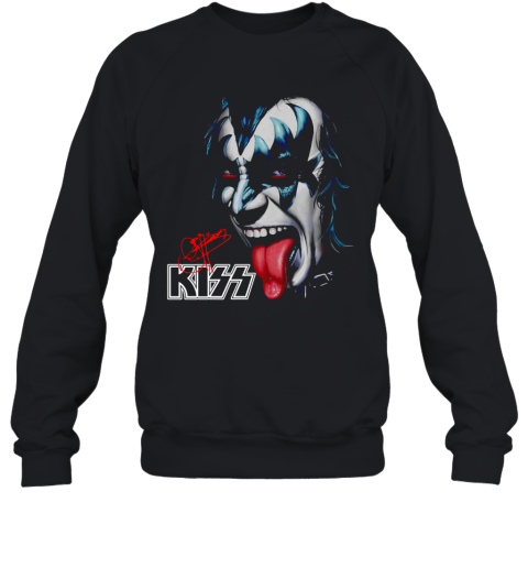 Kiss Band Face Signature Sweatshirt