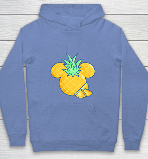 Disney Mickey Friends Mickey Pineapple Logo Youth Hoodie 8