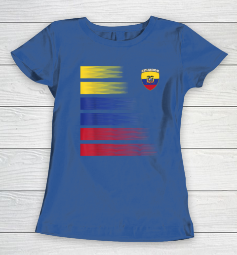 Ecuador Football Shirt Ecuadorian Soccer Jersey Women's T-Shirt 6