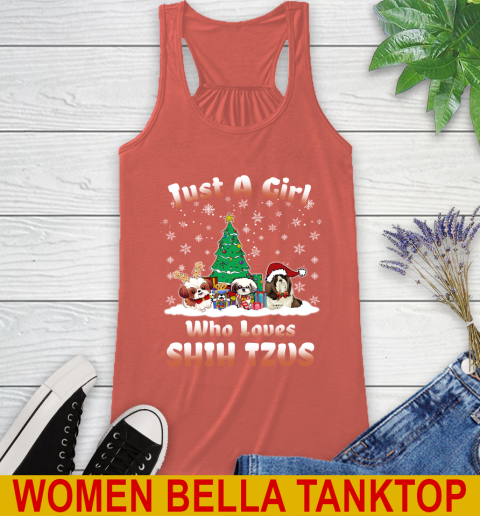 Christmas Just a girl who love shih tzus dog pet lover 180