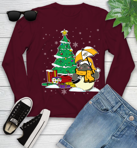 Nashville Predators NHL Hockey Cute Tonari No Totoro Christmas Sports Youth Long Sleeve 6