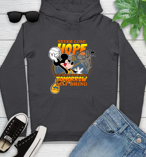 Denver Nuggets NBA Basketball Mickey Disney Never Lose Hope Youth Hoodie 8