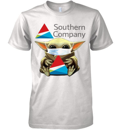 Star Wars Baby Yoda Hug Southern Company Covid 19 Premium Men's T-Shirt