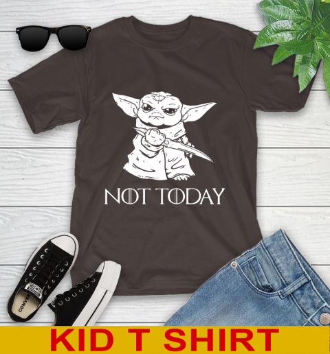 Not Today Game Of Thrones Star Wars Baby Yoda Shirt 102