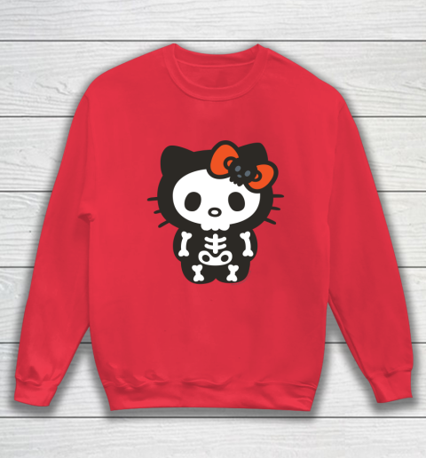 Hello Kitty Skeleton Halloween Sweatshirt 6