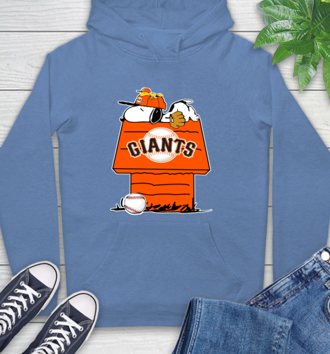 MLB San Francisco Giants Snoopy Woodstock The Peanuts Movie Baseball T Shirt_000 Hoodie 11