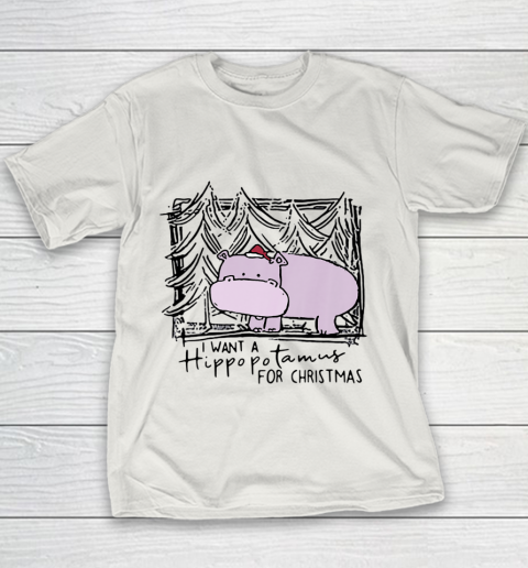 I Want A Hippopotamus For Christmas Hippo for Kid Women Men Youth T-Shirt 8