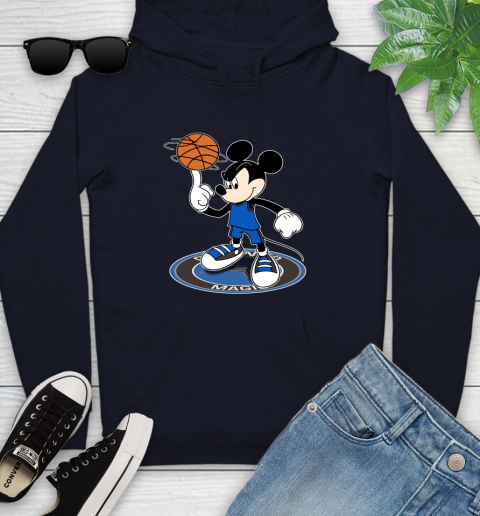 NBA Basketball Orlando Magic Cheerful Mickey Disney Shirt Youth Hoodie 4