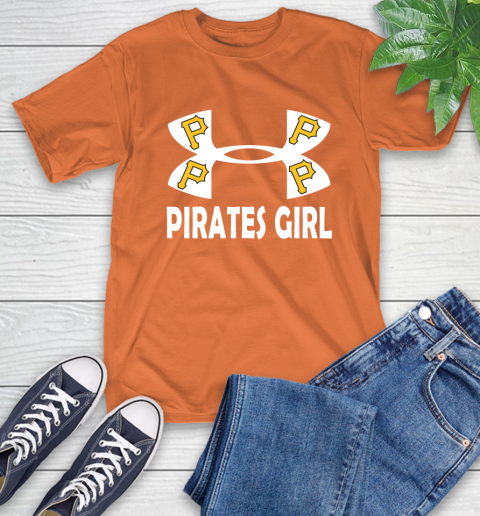 MLB Pittsburgh Pirates Under Armour Baseball Sports T-Shirt 4