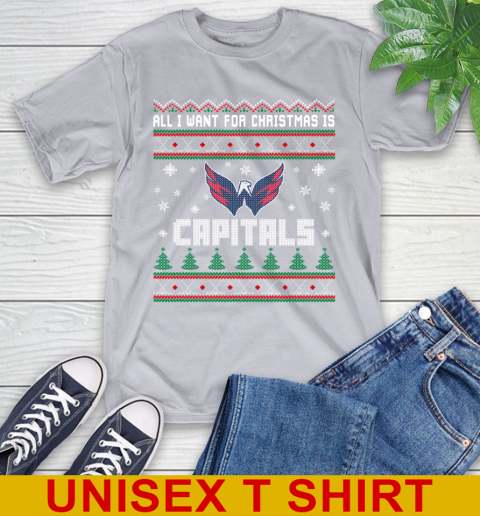 Washington Capitals NHL Hockey All I Want For Christmas Is My Team Sports 5