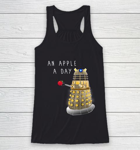 Doctor Who Shirt An Apple a Day Keeps the Doctor Away Racerback Tank