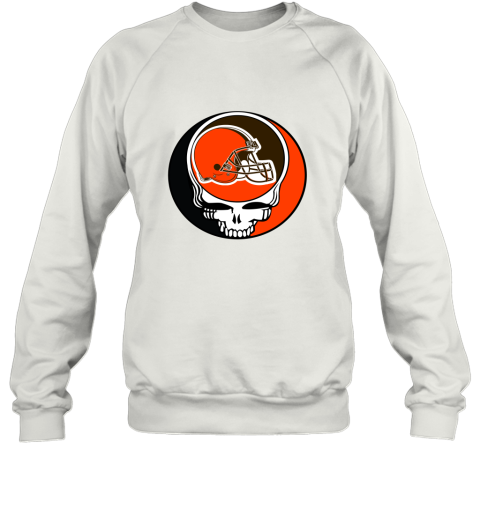 NFL Team Cleveland Browns x Grateful Dead Logo Band Sweatshirt