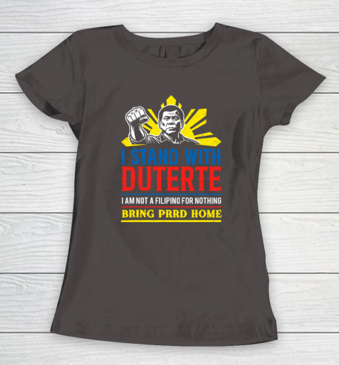 Support Duterte – Stand with Duterte Against ICC Charges Women's T-Shirt 5
