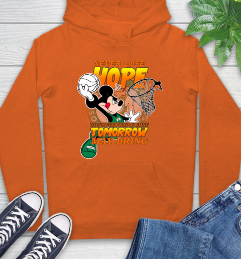Boston Celtics NBA Basketball Mickey Disney Never Lose Hope Hoodie 4