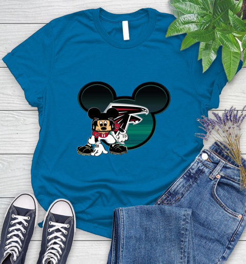 NFL Atlanta Falcons Mickey Mouse Disney Football T Shirt Women's T-Shirt 7