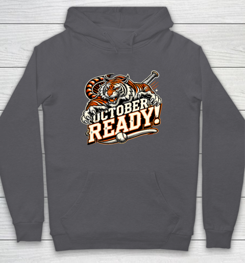October Ready Baseball Tiger Fan Hoodie 4