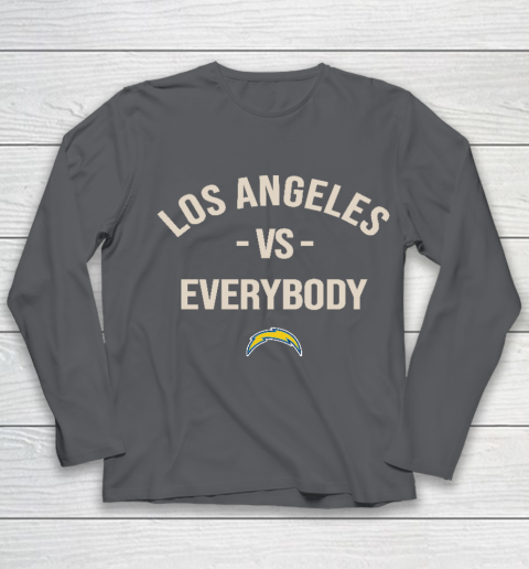 Los Angeles Chargers Vs Everybody Youth Long Sleeve 6