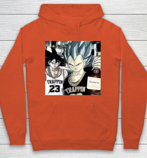Goku And Vegeta Trappin Dragon Ball Hoodie Tee For Sports