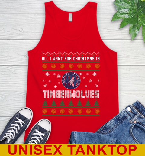 NBA Basketball All I Want For Christmas Is Minnesota Timberwolves 71