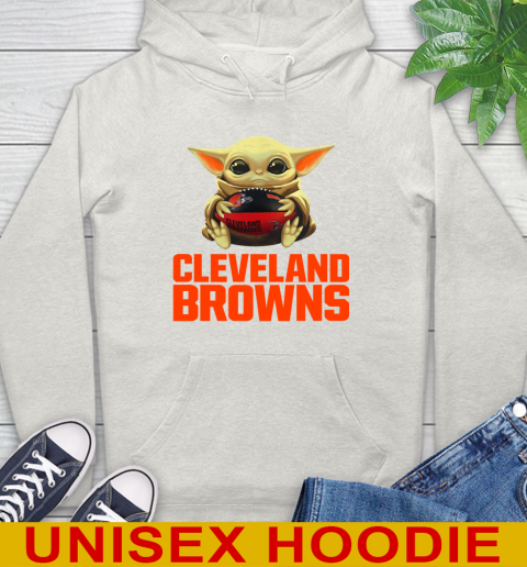 NFL Football Cleveland Browns Baby Yoda Star Wars Shirt Hoodie 12