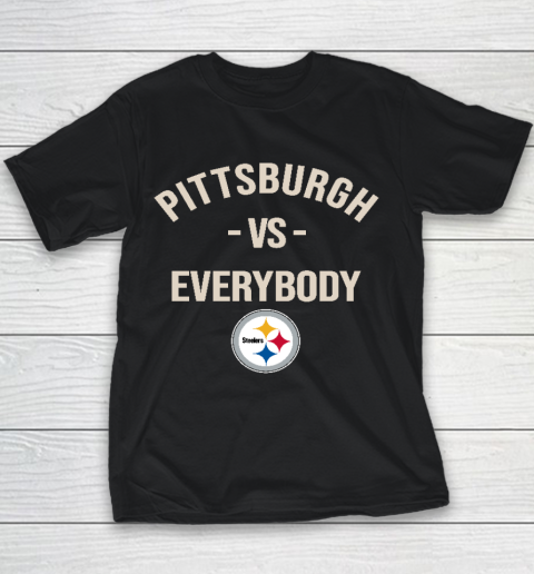 Pittsburgh Steelers Vs Everybody Youth T-Shirt