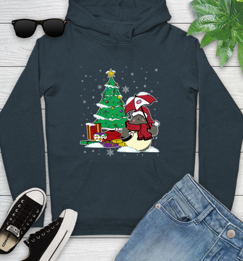 Montreal Canadiens NHL Hockey Cute Tonari No Totoro Christmas Sports Youth Hoodie 10