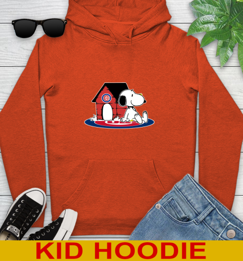 MLB Baseball Chicago Cubs Snoopy The Peanuts Movie Shirt Youth Hoodie 5