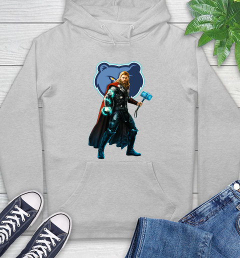 NBA Thor Avengers Endgame Basketball Memphis Grizzlies Hoodie 6