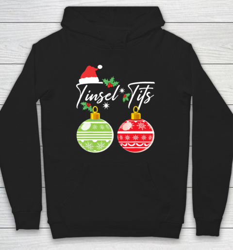 Jingle Balls Tinsel Tits Christmas Matching Couple Funny Hoodie
