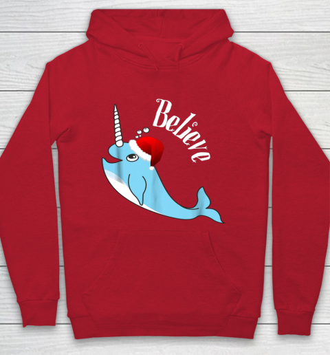 Narwhal Christmas Shirt Cute Unicorn Hoodie