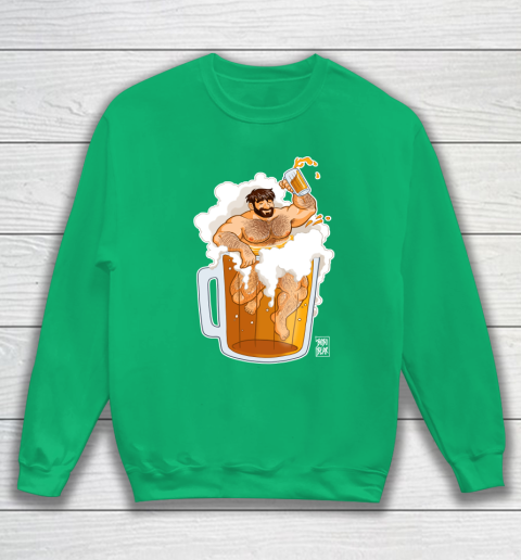 ADAM LIKES A BIG BEER LGBT Gay Pride Sweatshirt 5