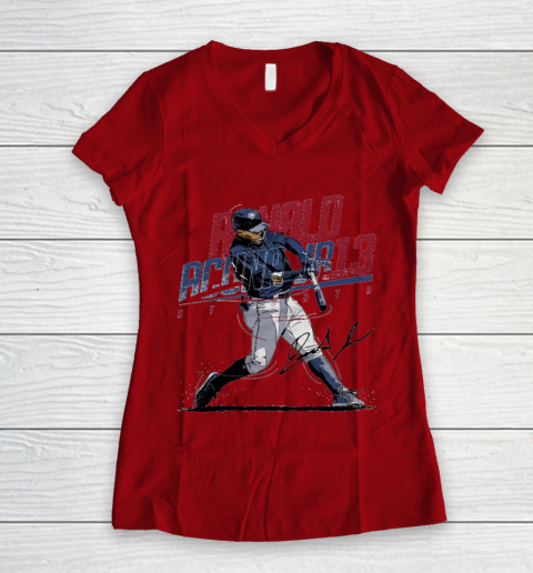Ronald Acuna Jr 13 Women's V-Neck T-Shirt 8