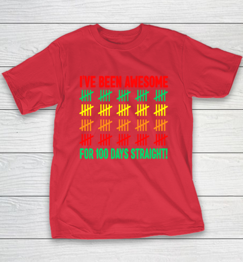 100 Days of School Shirt Kids 100th Day of School Youth T-Shirt 7