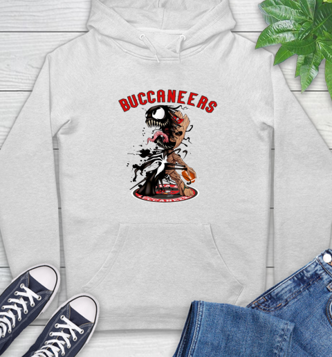 NFL Tampa Bay Buccaneers Football Venom Groot Guardians Of The Galaxy Hoodie
