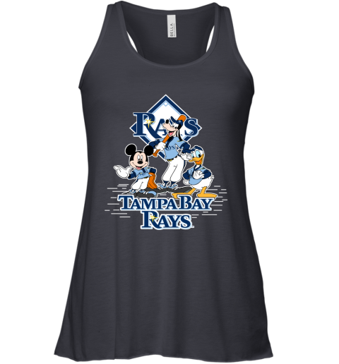 Tampa Bay Rays Mickey Donald And Goofy Baseball Youth T-Shirt 