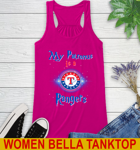 MLB Baseball Harry Potter My Patronus Is A Texas Rangers Racerback Tank 6