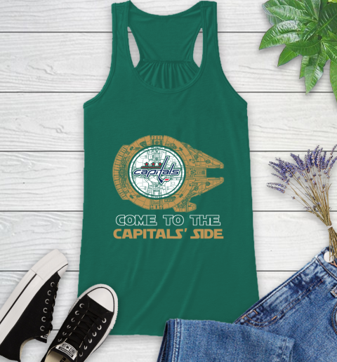 NHL Come To The Washington Capitals Wars Hockey Sports Racerback Tank 6