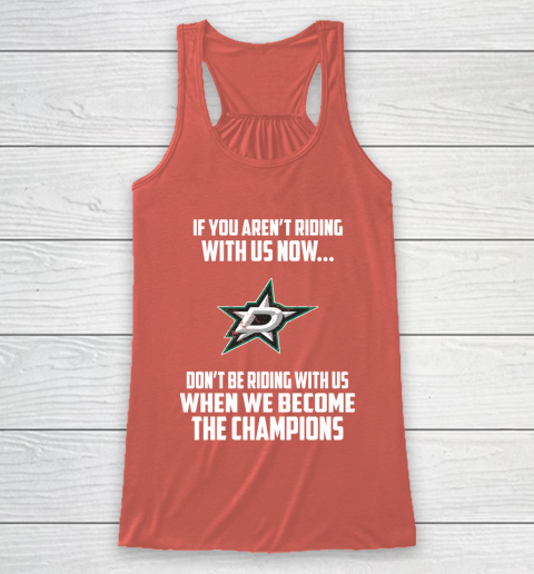 NHL Dallas Stars Hockey We Become The Champions Racerback Tank 3