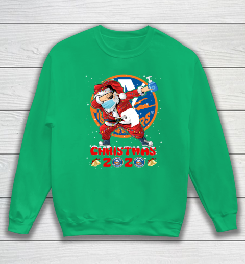 New York Islanders Funny Santa Claus Dabbing Christmas 2020 NHL Sweatshirt 5