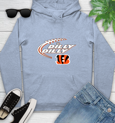NFL Cincinnati Bengals Dilly Dilly Football Sports Youth Hoodie 10