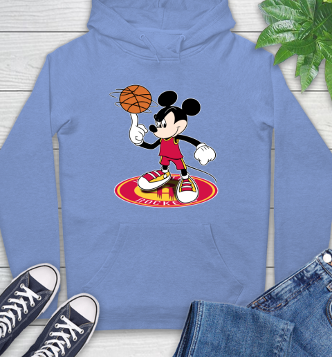 NBA Basketball Houston Rockets Cheerful Mickey Disney Shirt Hoodie 12