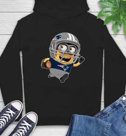 NFL New England Patriots Minions Disney Football Sports Hoodie 2