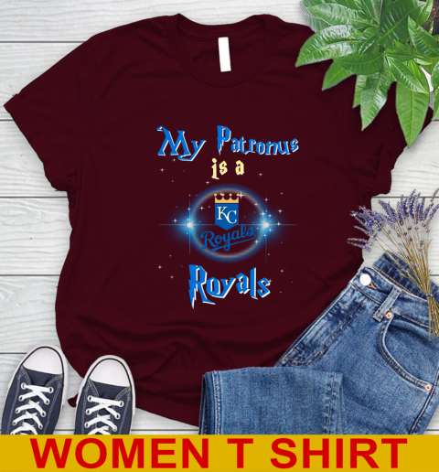 MLB Baseball Harry Potter My Patronus Is A Kansas City Royals Women's T-Shirt 6
