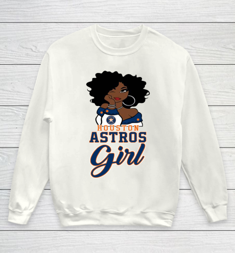 Houston Astross Girl MLB Youth Sweatshirt 2