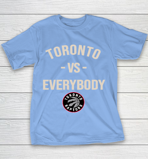 Toronto Raptors Vs Everybody Youth T-Shirt 8