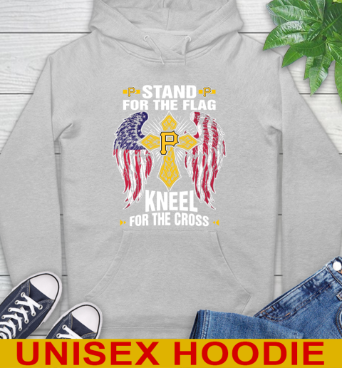 MLB Baseball Pittsburgh Pirates Stand For Flag Kneel For The Cross Shirt Hoodie 6