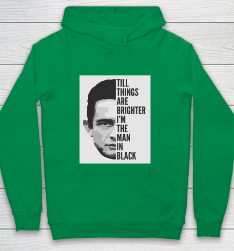 Johnny Cash  Man In Black Lyrics Youth Hoodie 4